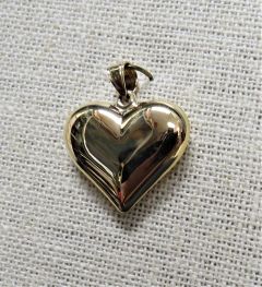 Puffed Heart Pendant